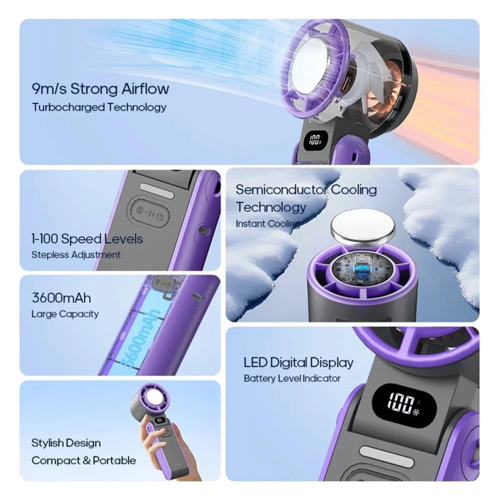 Portable Foldable Handheld Fan